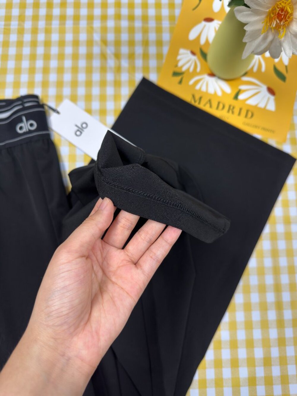 NWT💟ALO Yoga Black Straight Leg Pants,Casual Style Suit Up Trouser (Regular) 👖 - Picture 7 of 9